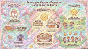 ПРЕЗЕНТАЦІЯ З ВІДЕОМАТЕРІАЛОМ ТА КВЕСТОМ ДО ВЕЛИКОДНЯ "ТАЄМНИЦЯ ЗОЛОТОЇ ПИСАНКИ"