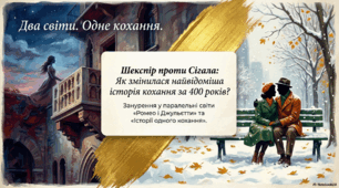 Порівняння твору Еріка Сігала "Історія одного кохання" з драмою Шекспіра "Ромео і Джульєтта"