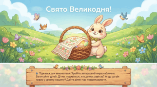Презентація "Свято Великодня". Художня література. Середня група