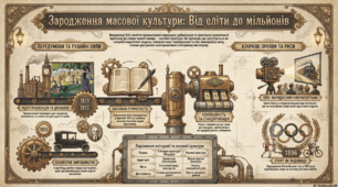 Література та мистецтво. Зародження масової культури. Масове виробництво.
