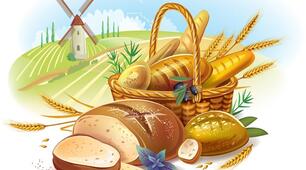 Інтегроване заняття (дитина у соціумі + художньо-продуктивна діяльність) на тему "Хліб усьому голова!"