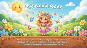 Презентація "Весняний подих." Розвиток мовлення. Середня група