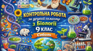 КОНТРОЛЬНА РОБОТА З БІОЛОГІЇ 9 клас • ІІ семестр