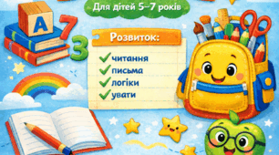 Підготовка до школи. Робочі аркуші