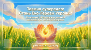 Презентація. Таємна суперсила. Стань Еко-героєм України.