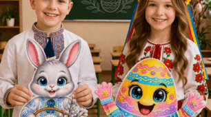 Аплікації до Великодня для дітей
