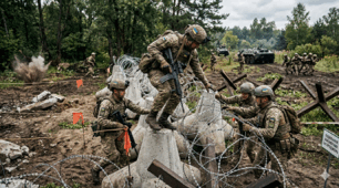 Подолання інженерних загороджень.