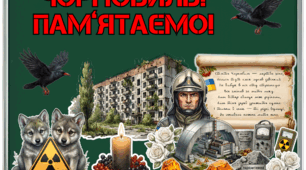 Тематичне оформлення дошки «Чорнобиль: пам'ятаємо!»