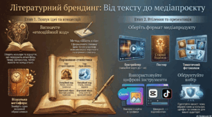 Урок-майстерня: «Літературний брендінг» . Створення медійного проєкту за повістю О. Дорожовець «Старий будинок» або оповіданням Н. Околітенко «Крок вікінга».