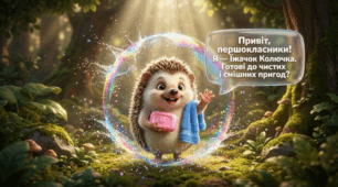 Читання. Як чепурили їжачка
