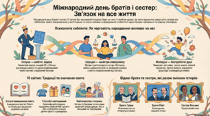 Міжнародний день братів та сестер: Родинні зв'язки та психологія (10 квітня)
