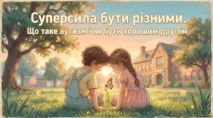 презентація. Суперсила бути різними. Що таке аутизм і як бути хорошим другом?