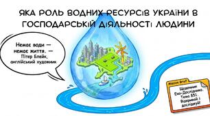 Презентація на тему: "Яка роль водних ресурсів України в господарській діяльності людини"