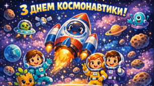 Інтерактивний комплект до Дня космонавтики «Крок у Всесвіт» 🚀✨ (12 квітня День Космонавтики)