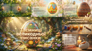 12 квітня - Великдень. Презентація "Таємниці великодньої писанки"