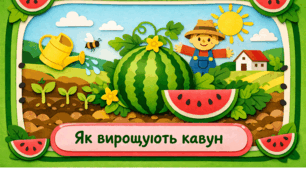 Проєкт "Як вирощують кавун"