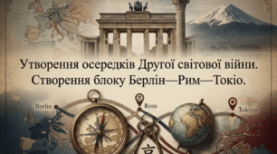 Осередки Другої світової війни. Створення блоку Берлін - Рим - Токіо.