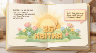 Малятам про Чорнобильську  катастрофу