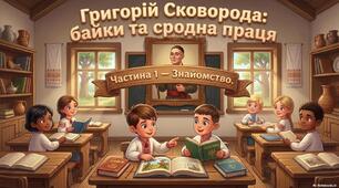 📚✨ АнонсПрезентація  «Григорій Сковорода: байки та сродна праця»