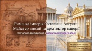 Презентація на тему: "Римська імперія  Октавіана Августа"