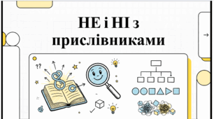 НЕ і НІ з прислівниками. 7 клас. НУШ. Відеоподкаст.