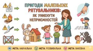 Конспект заняття «Пригоди маленьких рятувальників: як уникнути неприємностей»