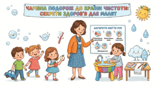 Конспект заняття «Чарівна подорож до Країни Чистоти: секрети здоров’я для малят»