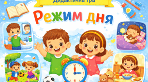 Дидактична гра «Режим дня»( старша група)