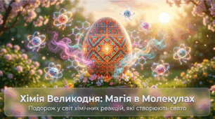 Хімія Великодня. Магія Великодня: хімія святкових див»  Рекламний опис:
