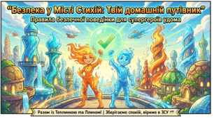 Цивільний захист. Презентація "Безпека у місті стихій: твій домашній путівник" (1-5 класи)
