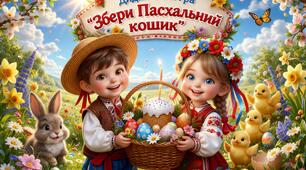 Дидактична гра "Збери Пасхальний кошик"