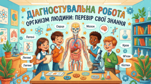 Організм людини. Діагностувальна робота