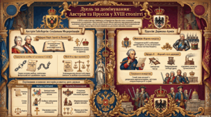 Австрійські володіння династії Габсбургів. Королівство Пруссія.