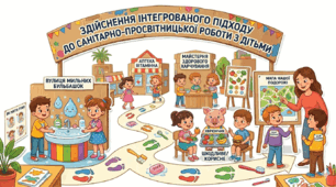 Консультація для батьків за темою: «Здійснення інтегрованого підходу до санітарно-просвітницької роботи з дітьми у різних видах діяльності з активним використанням дидактичної наочності та практичного вправляння дітей.»