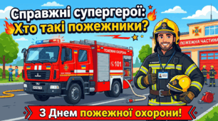 Презентація "Справжні супергерої: хто такі пожежники?" до Дня пожежної охорони