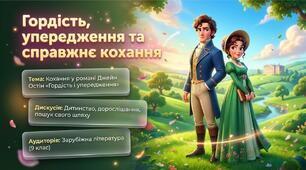 Тема кохання у романі Джейн Остін «Гордість і упередження». Дискусія «Дитинство, дорослішання, пошук свого шляху та подолання перешкод». Презентація +відеоогляд твору