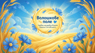 Замилування красою поля.  М. Сингаївський «Волошкове поле»