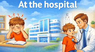At the hospital