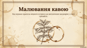 Малювання кавою