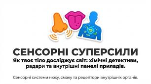 Презентація: "Сенсорні системи нюху, смаку. Рецептори внутрішніх органів"  біологія 8 клас НУШ