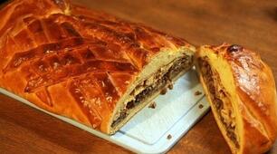 №20 Приготування кулеб’як  з  м’ясом птиці,  з  грибним  фаршем.