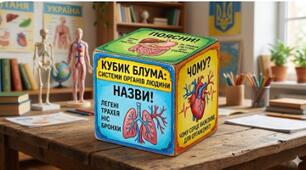 Кубик Блума "Системи органів людини"