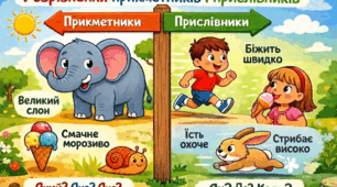 Розрізнення прикметників і прислівників. «Злочин Жори Горобейка» (частина І)  (за В.Нестайком)