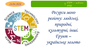 Ресурси мого регіону: людські, природні, культурні, інші. Ґрунт - українське золото