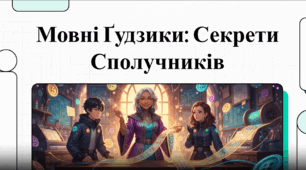 "Сполучник. Види сполучників" (відеопояснення), 7 кл. НУШ