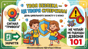 Конспект виховного заходу до Дня цивільної оборони «Твоя безпека — це твоя суперсила»