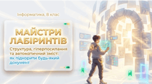 Майстри лабіринтів: Структура документа. Гіперпосилання. Автоматизоване створення змісту.