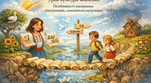 Урок культури мовлення. Особливості вживання сполучників, синонімічні сполучники