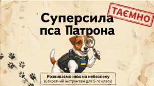 Презентація «Суперсила пса Патрона: розвиваємо нюх на небезпеку» для 1–9 класів | ранкова зустріч | виховна година | мінна безпека