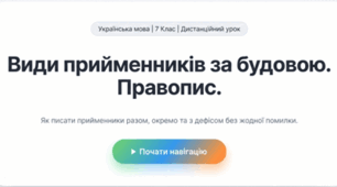 Презентація з української мови для 7 класу «Види прийменників за будовою. Написання прийменників разом, окремо та з дефісом»